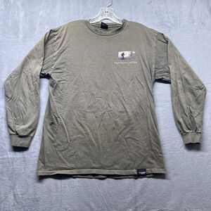 Huge Shirt Mens Large Green Long Sleeve Crew Neck Pehrson Lodge Outdoor‎